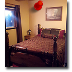 Basement Bedroom 1, 1 Queen Bed